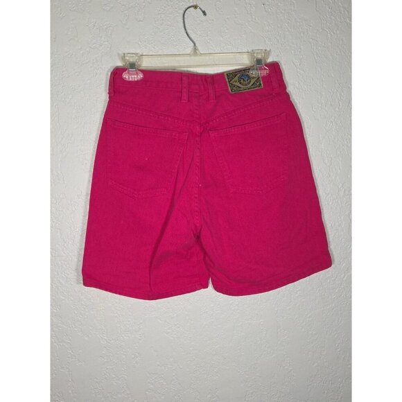 Vintage Womens Golden Star High Rise Pink Denim Shorts Medium - Picture 4 of 5